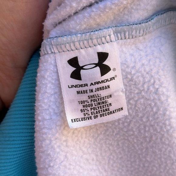 Under Armour UA Women's Semi Fitted Full Zip Hooded Jacket Size Extra Small - Picture 8 of 8